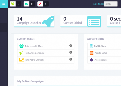 ICT Contact - Dashboard