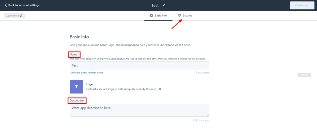 Create-HubSpot-Private-App