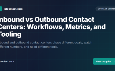 Inbound vs Outbound Contact Centers: Workflows, Metrics, and Tooling
