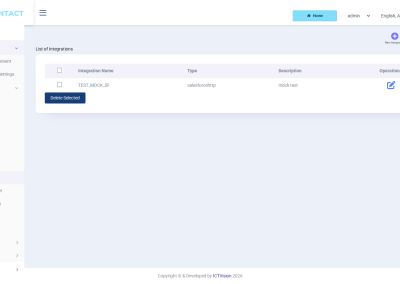 ICTContact integrations
